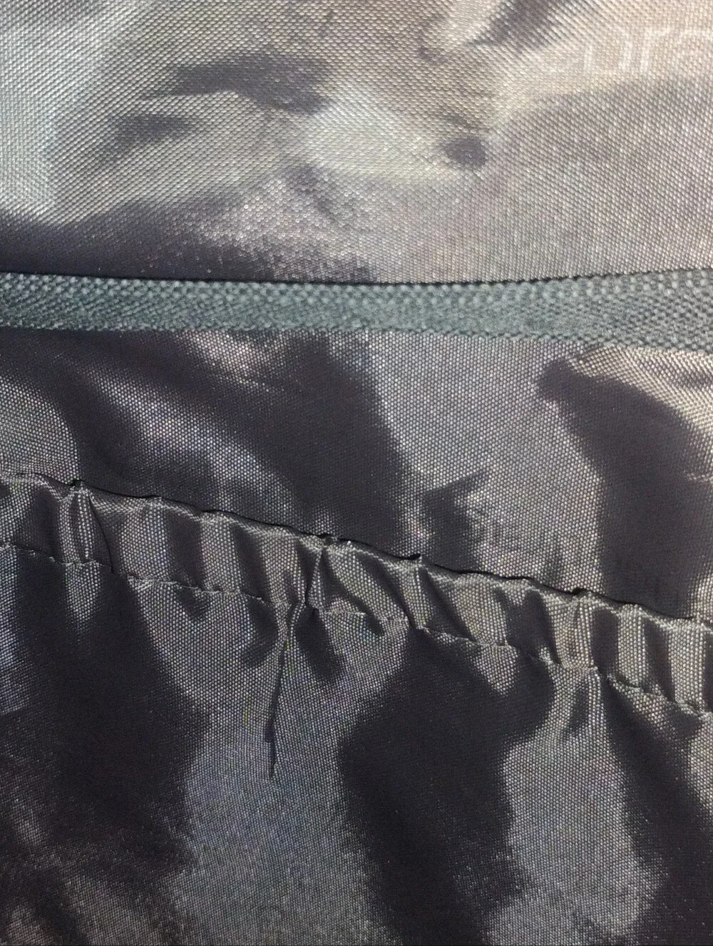 Thirty -one All in Tote Gray and White Patterned Crossbody Tote Bag